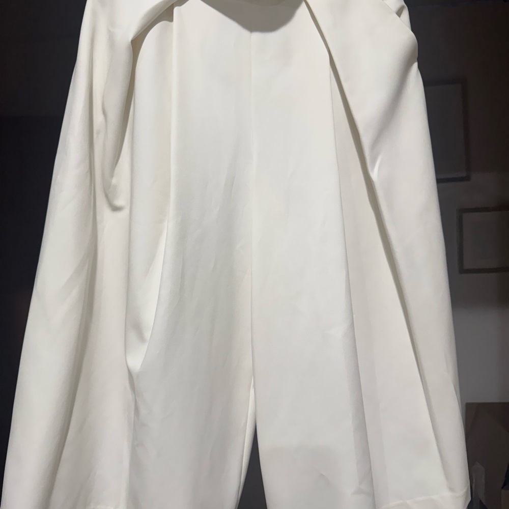 Milly cropped white pants